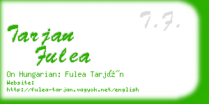 tarjan fulea business card